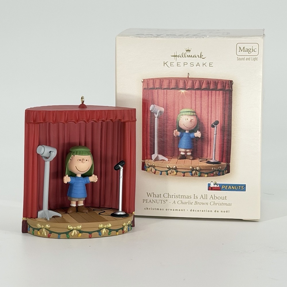 Hallmark Peanuts Linus What Christmas Is All About 2007 Magic Ornament